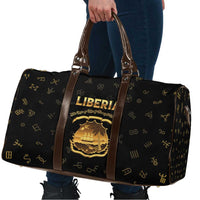 Liberia Vai Syllabary Heritage Travel Bag National Emblem Golden Style - Wonder Print Shop