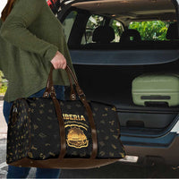 Liberia Vai Syllabary Heritage Travel Bag National Emblem Golden Style - Wonder Print Shop