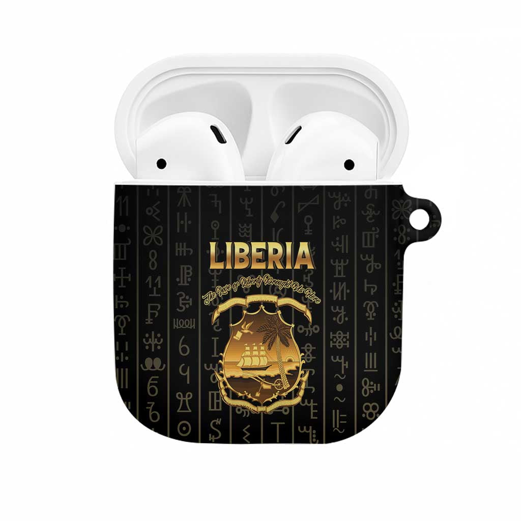 Liberia Vai Syllabary Vertical Pattern AirPods Case - Wonder Print Shop