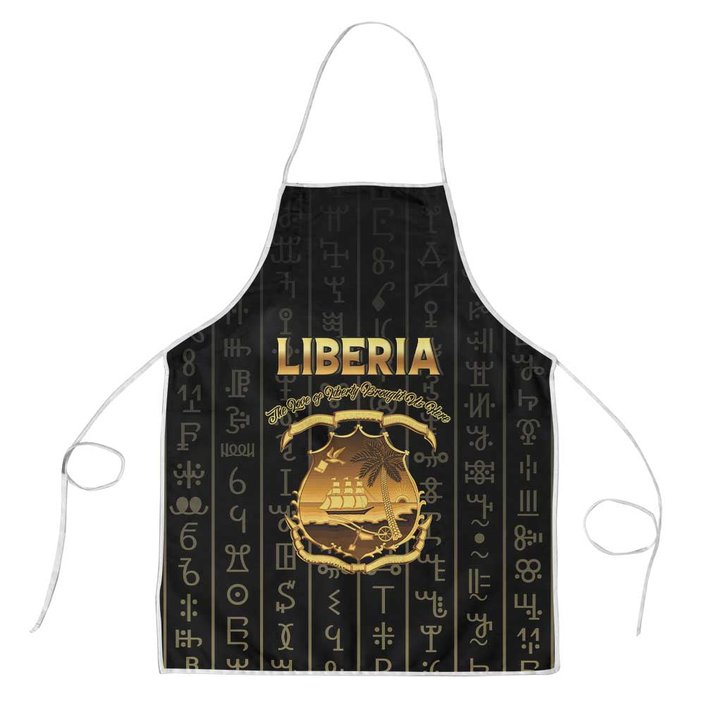 Liberia Vai Syllabary Vertical Pattern Apron - Wonder Print Shop