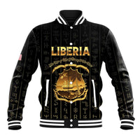 Personalized Liberia Vai Syllabary Vertical Pattern Baseball Jacket - Wonder Print Shop