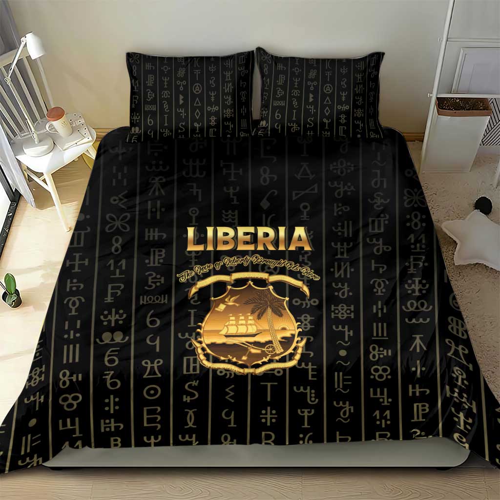 Liberia Vai Syllabary Vertical Pattern Bedding Set - Wonder Print Shop