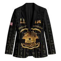 Personalized Liberia Vai Syllabary Vertical Pattern Blazer - Wonder Print Shop