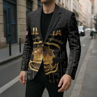 Personalized Liberia Vai Syllabary Vertical Pattern Blazer - Wonder Print Shop