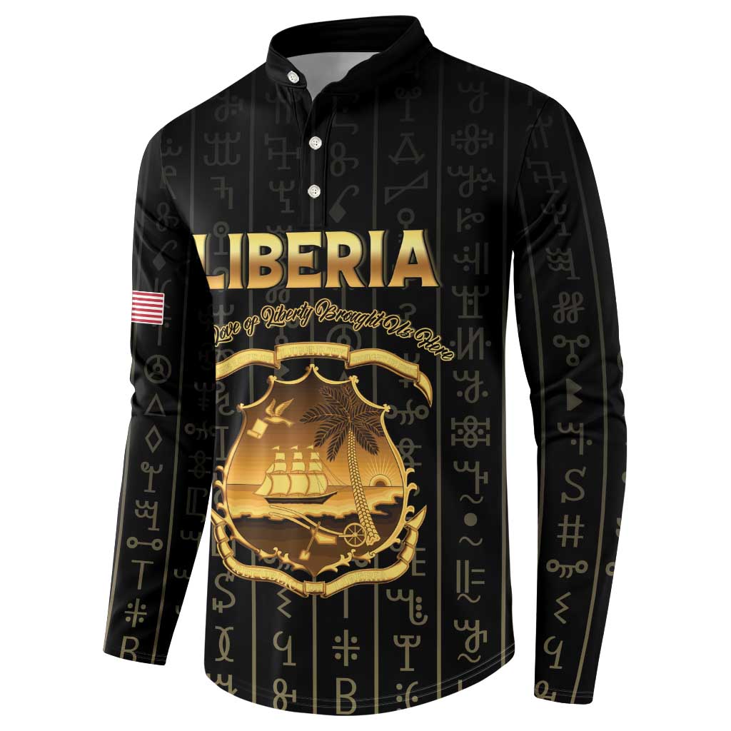 Personalized Liberia Vai Syllabary Vertical Pattern Button Sweatshirt - Wonder Print Shop