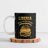 Personalized Liberia Vai Syllabary Vertical Pattern Ceramic Mug - Wonder Print Shop