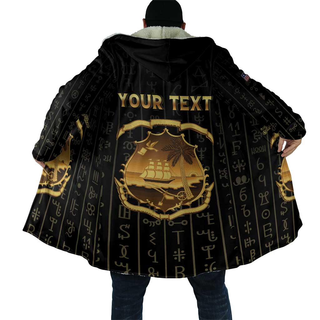 Personalized Liberia Vai Syllabary Vertical Pattern Cloak - Wonder Print Shop