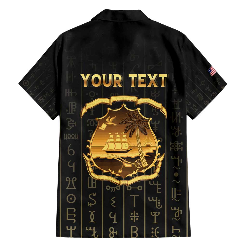 Personalized Liberia Vai Syllabary Vertical Pattern Family Matching Off Shoulder Maxi Dress and Hawaiian Shirt - Wonder Print Shop