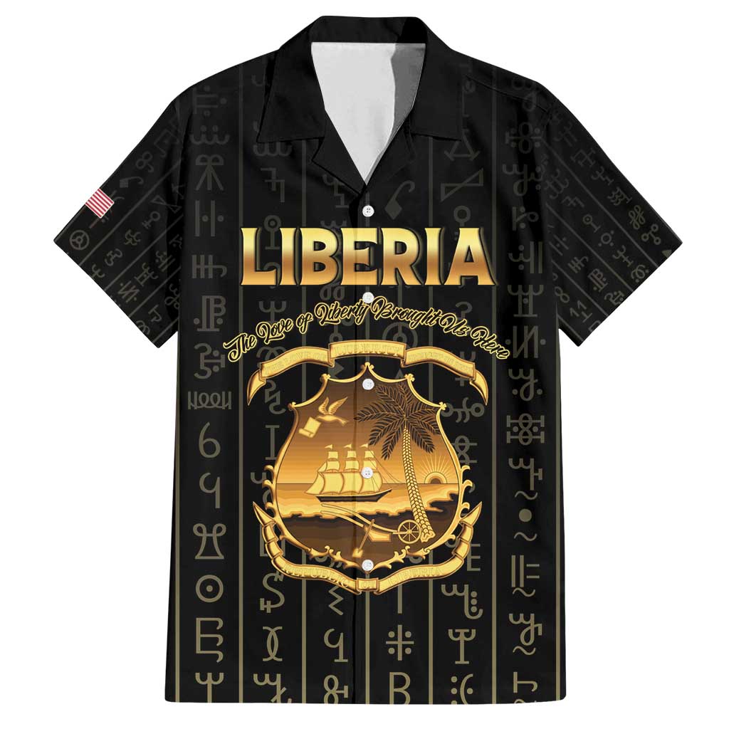 Personalized Liberia Vai Syllabary Vertical Pattern Family Matching Puletasi and Hawaiian Shirt - Wonder Print Shop