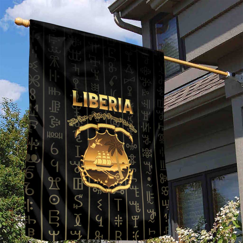 Liberia Vai Syllabary Vertical Pattern Garden Flag - Wonder Print Shop