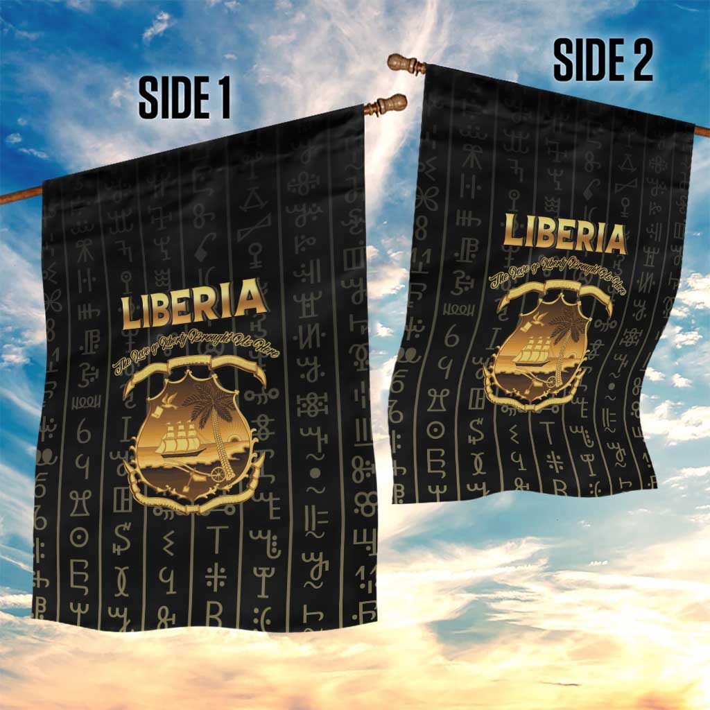 Liberia Vai Syllabary Vertical Pattern Garden Flag - Wonder Print Shop