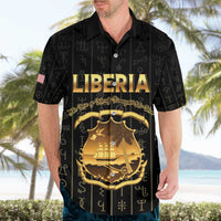 Personalized Liberia Vai Syllabary Vertical Pattern Hawaiian Shirt - Wonder Print Shop
