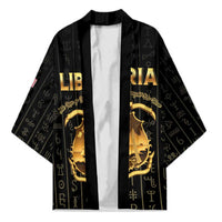Personalized Liberia Vai Syllabary Vertical Pattern Kimono - Wonder Print Shop