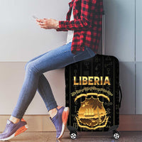 Liberia Vai Syllabary Vertical Pattern Luggage Cover - Wonder Print Shop