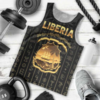 Personalized Liberia Vai Syllabary Vertical Pattern Men Tank Top - Wonder Print Shop