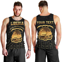 Personalized Liberia Vai Syllabary Vertical Pattern Men Tank Top - Wonder Print Shop