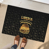 Liberia Vai Syllabary Vertical Pattern Rubber Doormat - Wonder Print Shop