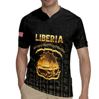 Personalized Liberia Vai Syllabary Vertical Pattern Rugby Jersey - Wonder Print Shop
