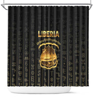 Liberia Vai Syllabary Vertical Pattern Shower Curtain - Wonder Print Shop