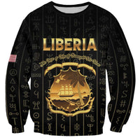 Personalized Liberia Vai Syllabary Vertical Pattern Sweatshirt - Wonder Print Shop