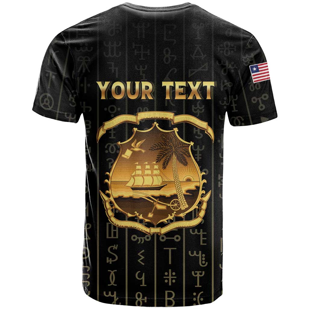 Personalized Liberia Vai Syllabary Vertical Pattern T Shirt - Wonder Print Shop