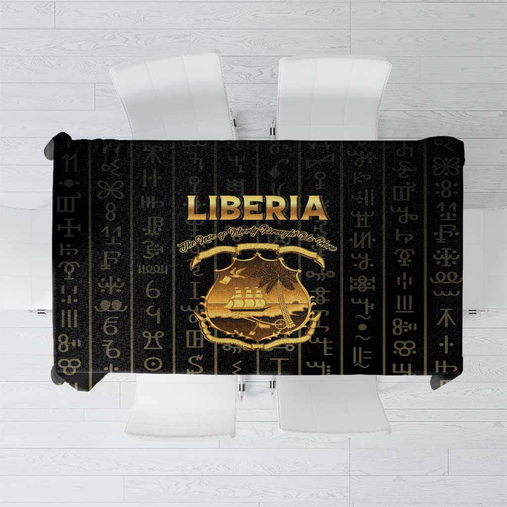 Liberia Vai Syllabary Vertical Pattern Tablecloth - Wonder Print Shop