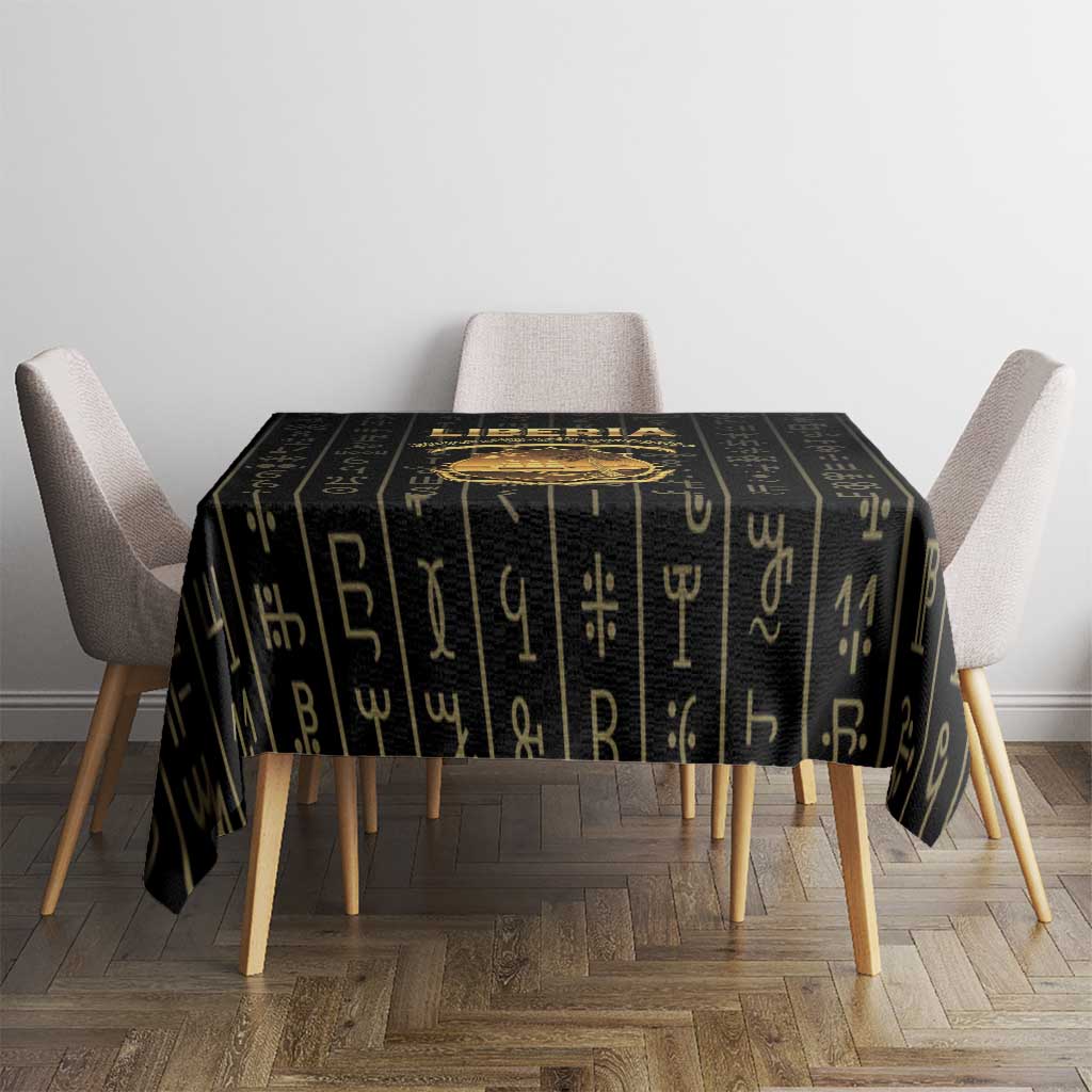 Liberia Vai Syllabary Vertical Pattern Tablecloth - Wonder Print Shop