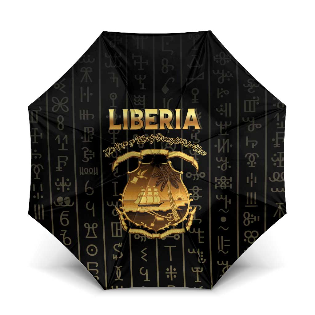 Liberia Vai Syllabary Vertical Pattern Umbrella - Wonder Print Shop