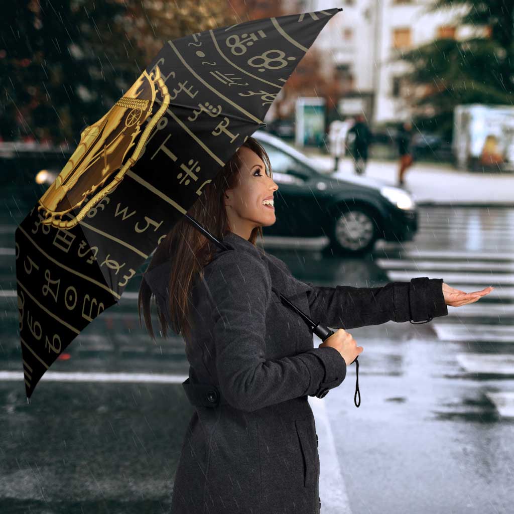 Liberia Vai Syllabary Vertical Pattern Umbrella - Wonder Print Shop