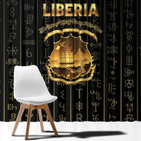 Liberia Vai Syllabary Vertical Pattern Window Curtain - Wonder Print Shop