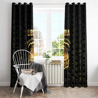 Liberia Vai Syllabary Vertical Pattern Window Curtain - Wonder Print Shop
