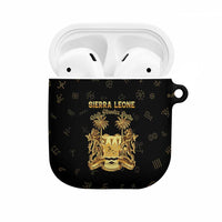 Sierra Leone Vai Syllabary Heritage AirPods Case National Emblem Golden Style - Wonder Print Shop