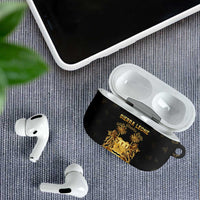 Sierra Leone Vai Syllabary Heritage AirPods Case National Emblem Golden Style - Wonder Print Shop