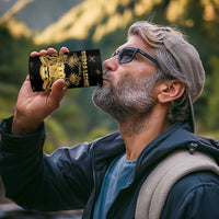 Personalized Sierra Leone Vai Syllabary Heritage 4 in 1 Can Cooler Tumbler National Emblem Golden Style - Wonder Print Shop