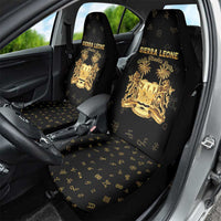 Sierra Leone Vai Syllabary Heritage Car Seat Cover National Emblem Golden Style - Wonder Print Shop