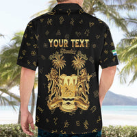 Personalized Sierra Leone Vai Syllabary Heritage Hawaiian Shirt National Emblem Golden Style - Wonder Print Shop