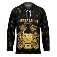 Personalized Sierra Leone Vai Syllabary Heritage Hockey Jersey National Emblem Golden Style - Wonder Print Shop
