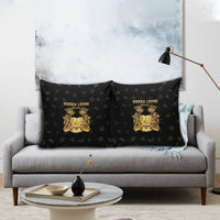 Sierra Leone Vai Syllabary Heritage Pillow Cover National Emblem Golden Style - Wonder Print Shop