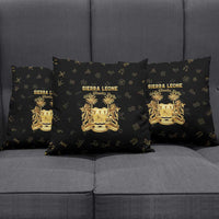 Sierra Leone Vai Syllabary Heritage Pillow Cover National Emblem Golden Style - Wonder Print Shop