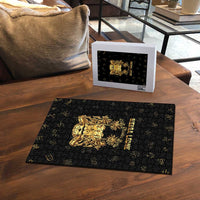 Sierra Leone Vai Syllabary Heritage Puzzle National Emblem Golden Style - Wonder Print Shop