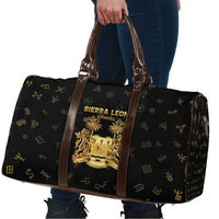 Sierra Leone Vai Syllabary Heritage Travel Bag National Emblem Golden Style - Wonder Print Shop