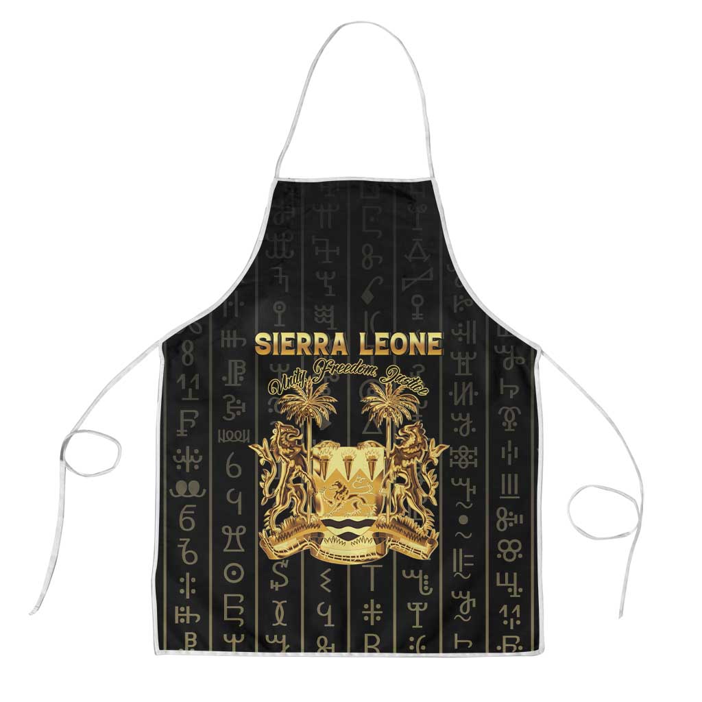 Sierra Leone Vai Syllabary Vertical Pattern Apron - Wonder Print Shop
