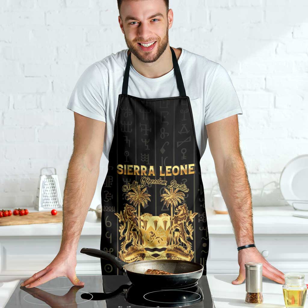 Sierra Leone Vai Syllabary Vertical Pattern Apron - Wonder Print Shop