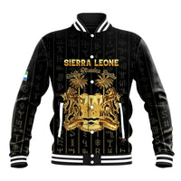 Personalized Sierra Leone Vai Syllabary Vertical Pattern Baseball Jacket - Wonder Print Shop