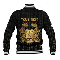 Personalized Sierra Leone Vai Syllabary Vertical Pattern Baseball Jacket - Wonder Print Shop