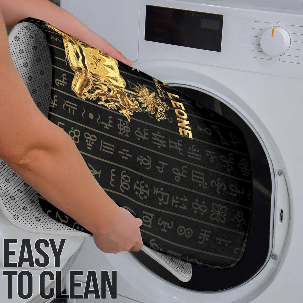 Sierra Leone Vai Syllabary Vertical Pattern Bathroom Set - Wonder Print Shop