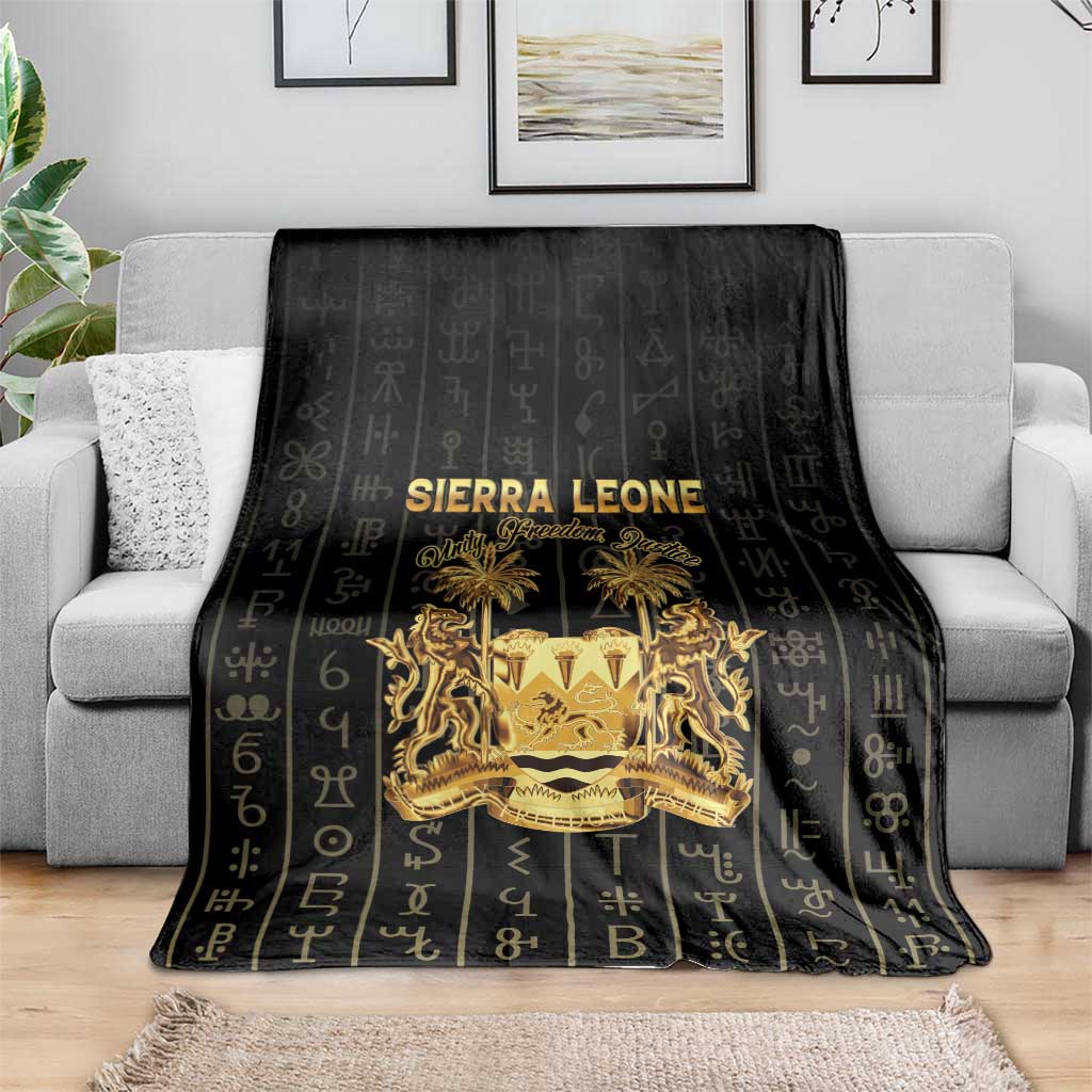 Sierra Leone Vai Syllabary Vertical Pattern Blanket - Wonder Print Shop