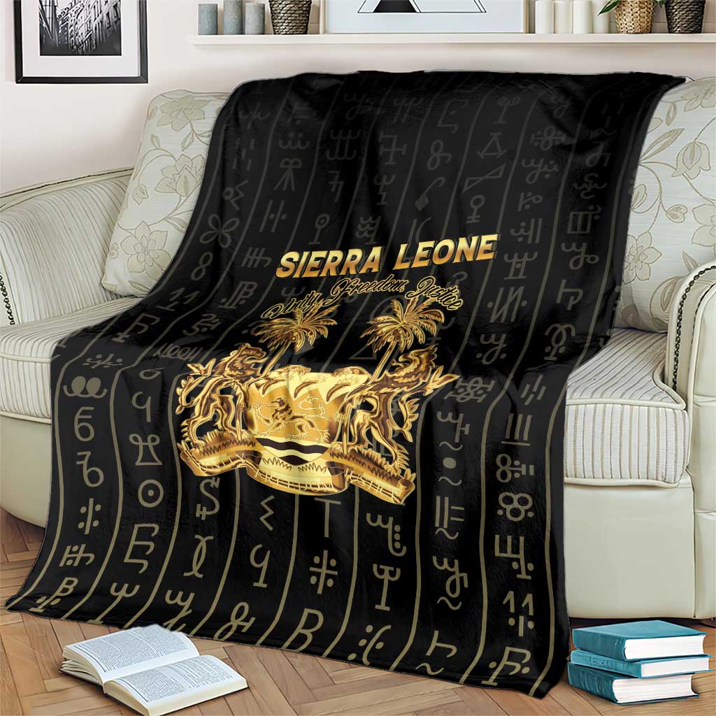 Sierra Leone Vai Syllabary Vertical Pattern Blanket - Wonder Print Shop