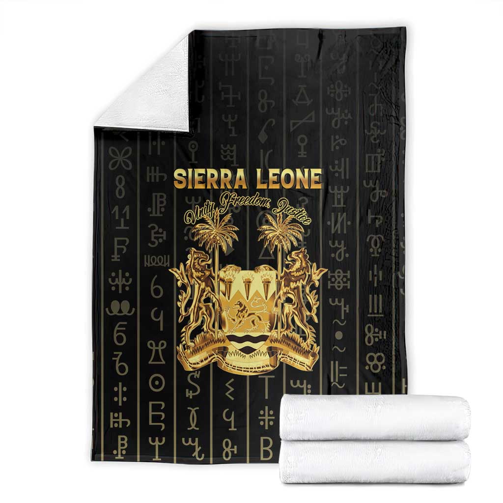 Sierra Leone Vai Syllabary Vertical Pattern Blanket - Wonder Print Shop