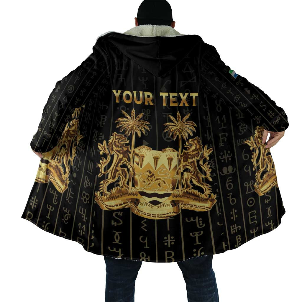 Personalized Sierra Leone Vai Syllabary Vertical Pattern Cloak - Wonder Print Shop